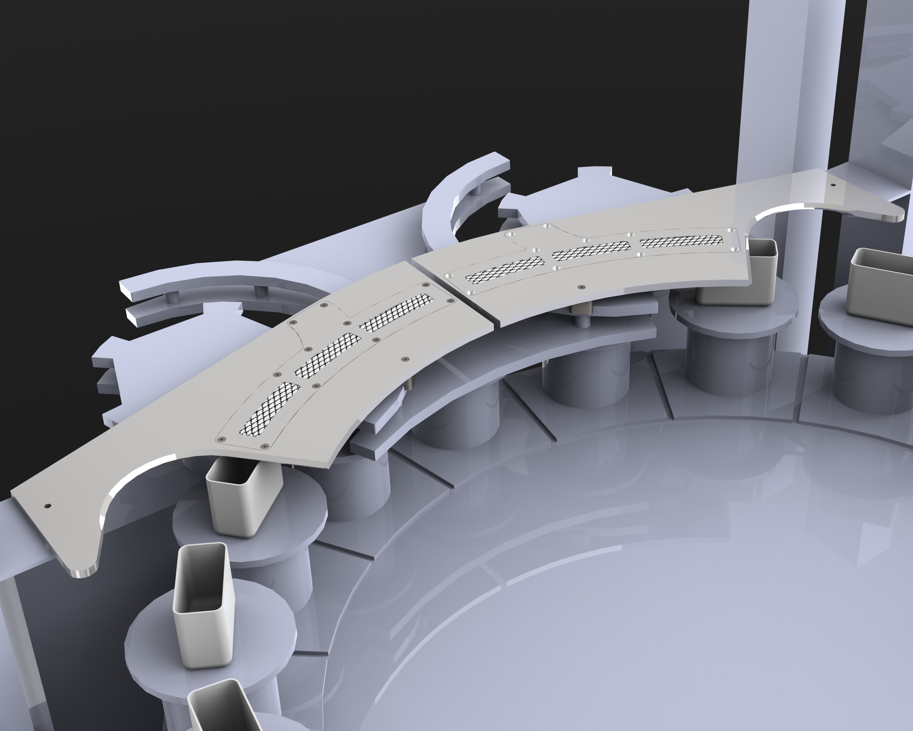 Discharge Flat-Rail Gassing System