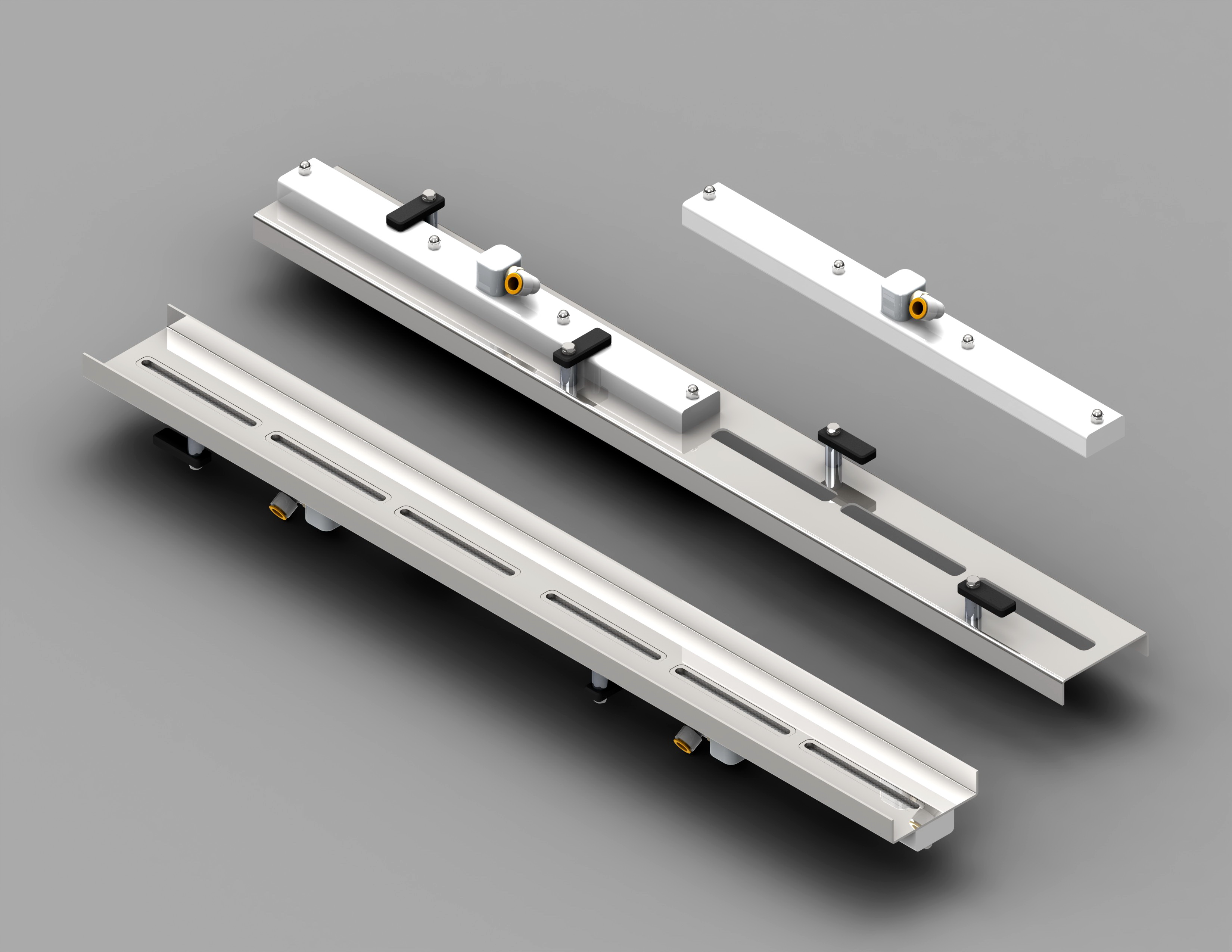 Modular Gas Flushing Rail System
